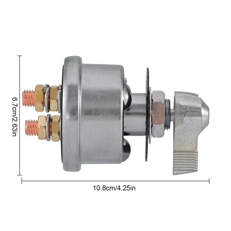 Lotfancy 12V 24V Master Battery Quick Disconnect Power Cut Shut