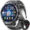LIGE Reloj Inteligente Hombre con LED Linterna, 1.85" Smartwatch Militar