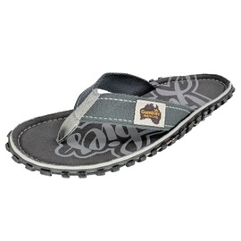 Gumbies Outback Slippers, Navy Pink, Cool grey
