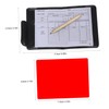 KICHOUSE Standard Soccer Referee Kit Red Yellow Cards Whistle Score