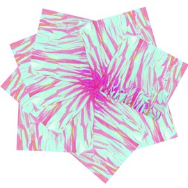 Outus 104 Pieces Cellophane Wrap Paper Color Cellophane Cello Sheets for Gel Light Filter DIY Arts Crafts Decoration Plastic Sheet (Rainbow, 7.5 x 7.5 Inch)