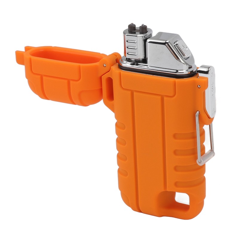USB Rechargeable Lighter Windproof Dual Arc Lighter Waterproof Flameless Electric