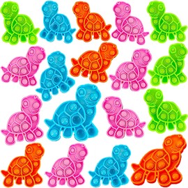 16 Packs Bulk Turtle Mini pop for School Christmas Holiday Party Favors and Students Prizes From Teacher