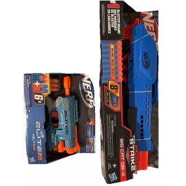 Nerf Alpha Strike Big Cat DB-2, Includes One Nerf Gun and 8 Elite Nerf Bullets