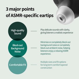 AZLA SednaEarfit MAX ASMR Standard 3 Pairs (S/MS/M)