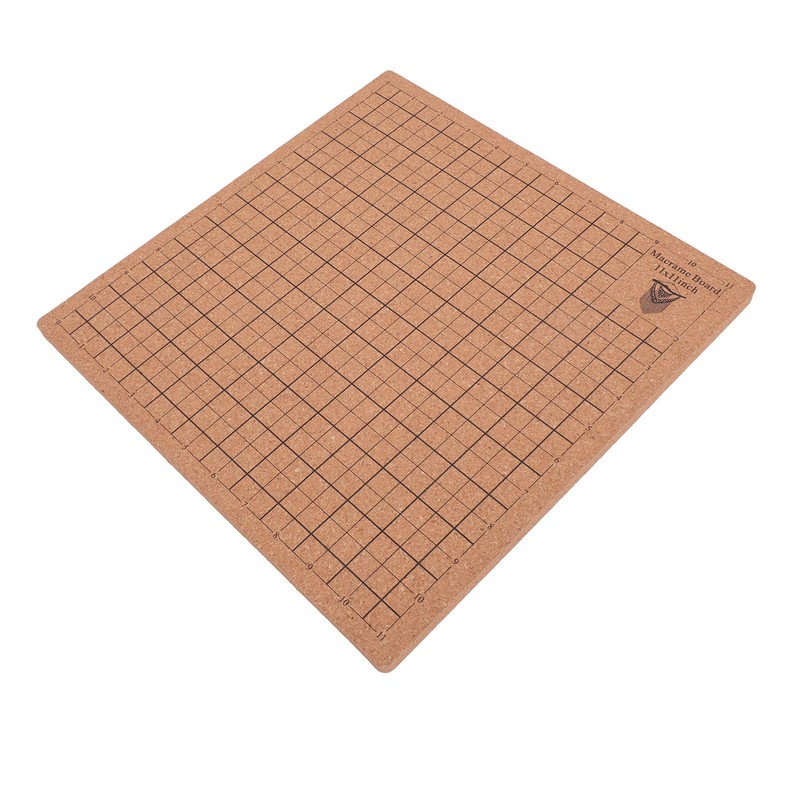 Macrame Board 11.8x11.8inch Reusable Grids Double Sided Macrame Braiding Board