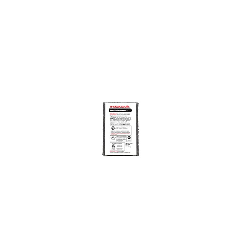 RectorSeal Metacaulk 66366 Box Guard Single, Easy Installation, Firestop, 47mmX71mm