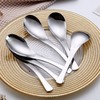 Soup Spoon,Kyraton Stainless Steel Thick Heavy-Weight Table Spoons,Dishwasher Safe(6 Pieces)