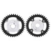 38T 104 BCD Electric Bike Chainring and Adapter Aluminum Alloy