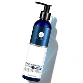 MIST JEWEL Crema Corporal Lifting Tens-Up, Reafirmante y Moldeadora | Hidratante y tonifica cuerpo, piernas y brazos con ácido hialurónico, Tens-Up Dermochlorella, Lipoceramidas y granada 250 ml