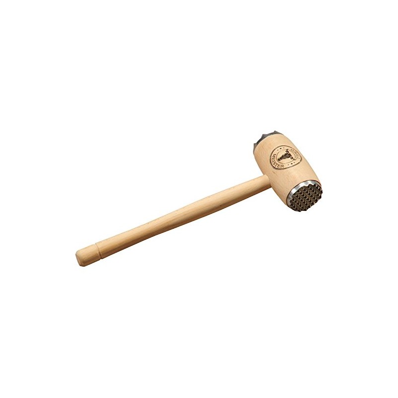 Kesper Meat Tenderiser Grillmeister, Wood, Brown, 25 x 5 x