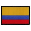 Colombia Flag Patch - 3x2 inch. Embroidered Iron on Patch