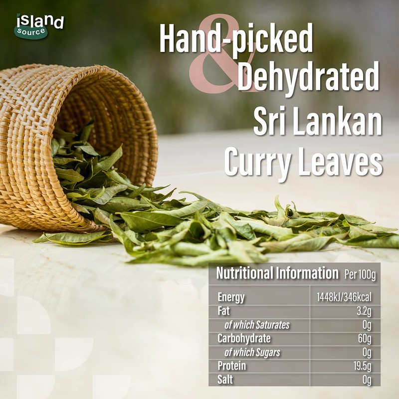 Curry Leaves Natural Dehydrated 25g – Handpicked not Curry Leaves