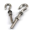 8Pcs M8 Stainless Steel Eye Bolt with Nut and Washers