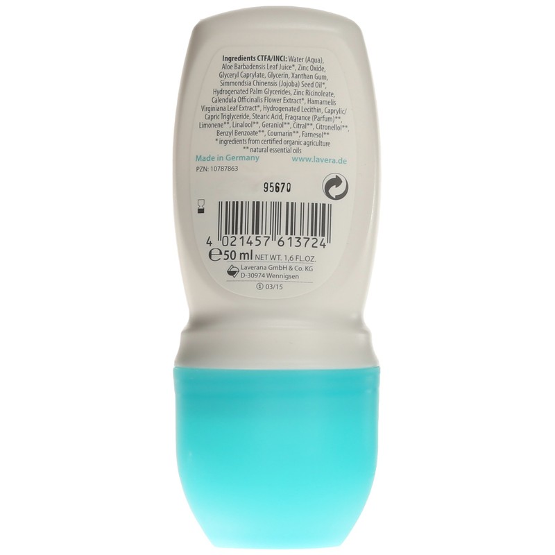 lavera Bio Deo Roll-On, Basis Sensitiv, 50 ml