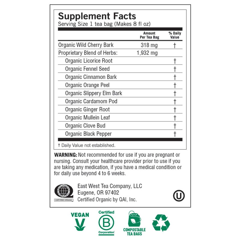 Yogi Tea Organic Throat Comfort Tea, 16 ct