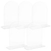 iplusmile 5 Sets Acrylic Blank Wedding Table Signs with Bases