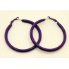 simple thin Large Hollow Round shape 2 inch Hoop metal