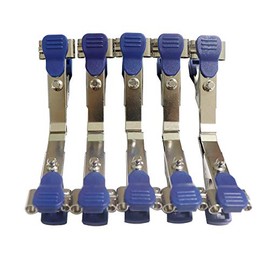 Multi-Function ECG/EKG Veterinary Electrode Clip, 3.0mm Din / 4.0mm Banana Plug/Snap/Clip Connection.