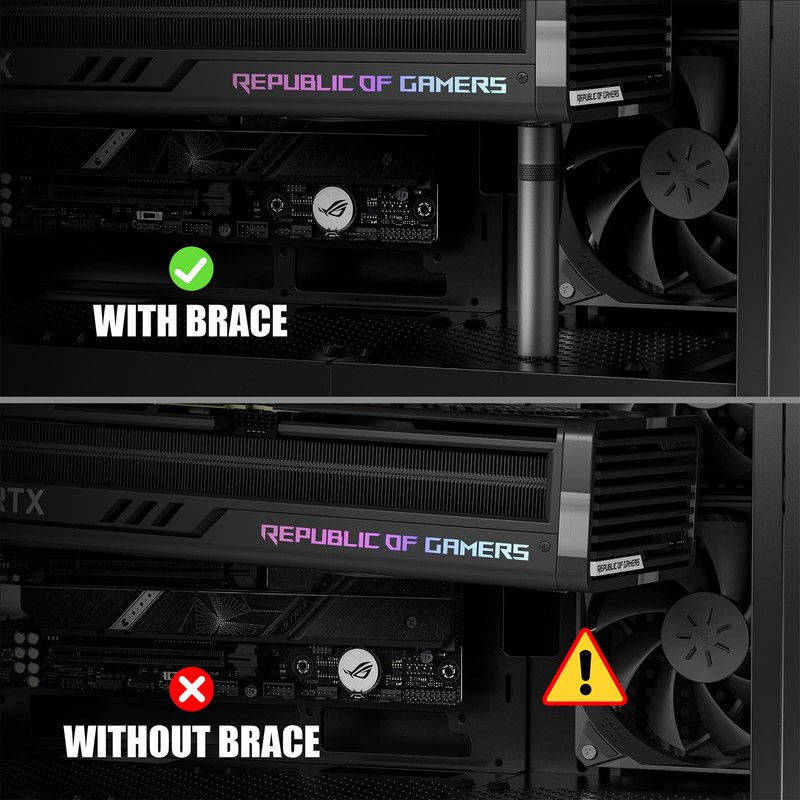 upHere Graphics Card GPU Brace Support, Video Card Sag Holder