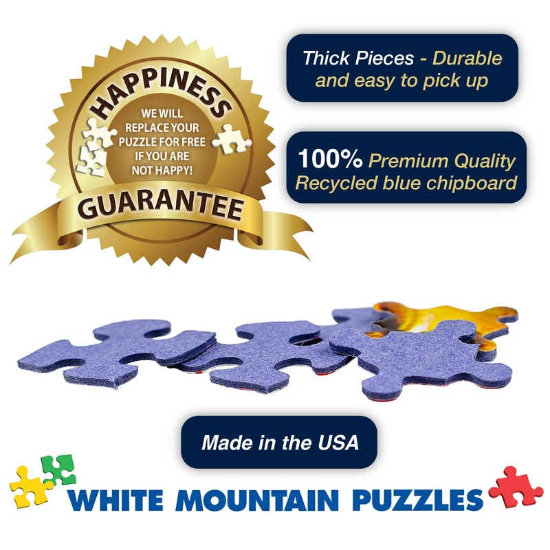White Mountain Puzzles Wine and Cheese Shop 1000 Piece Puzzle,