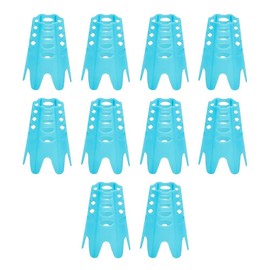 MiOYOOW 10 Pieces Golf Tees Plastic Golf Simulator Tees Portable Golf Training Tees for Indoor and Outdoor Practice