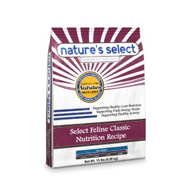 Nature's Select Feline Classic Nutrition Recipe - Dry Cat Food for All Ages (15 LBs)