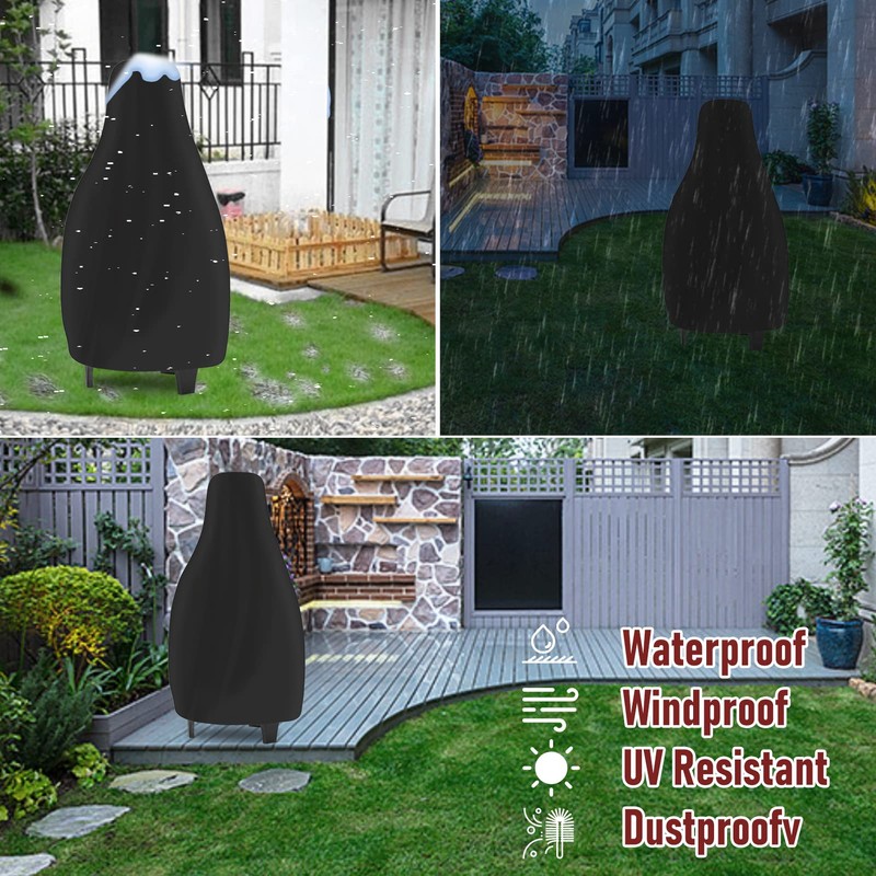 Chiminea Cover Outdoor Waterproof Chiminea Fire Pit Cover Heavy Duty