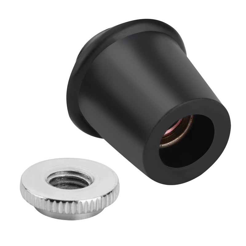 2 Packs Bass Drum Threaded Rubber Feet, Floor Tom Drum