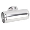 2.5in Blow Off Valve Flange Aluminum Alloy Silver Rustproof Universal
