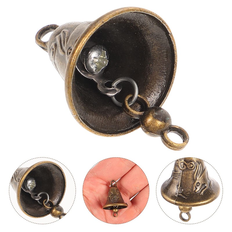 SUPVOX 11pcs Metal Vintage Antique Bells for Craft Wind Chime