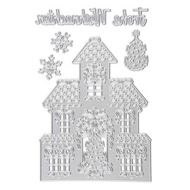 Ideen mit Herz Cutting Dies | House & Merry Christmas | Pack of 6