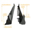 KUAFU Side Skirt Body Kit Replacement Compatible with 2003-2008 Toyota