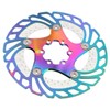 Mountain Bike TitaniumPlated Cooling Disc Brake Rotor 6 Nails Cycling