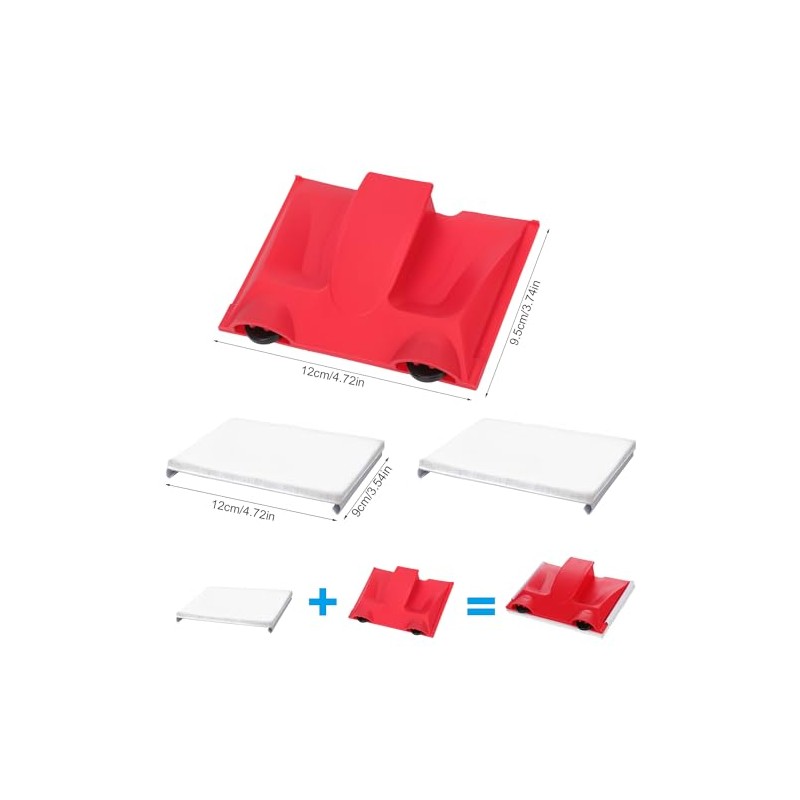 Paint Edger Trimmer with 2pcs Replacement Pad Refills, Edge Painting