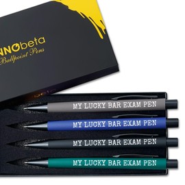 Bar Exam Gifts for Men Women, Gifts for Lawyer Attorney Student Grads, Ballpoint Pen Set of 4, Black Ink, Great for Birthday, Christmas, Thanksgiving Day