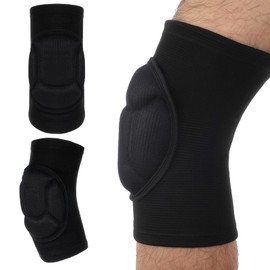 Collision Avoidance Knee Pads Outdoor Sport Kneeling Pads with Thick EVA Foam Padding for Garden House Cleaning Dancing Volleyball Flooring Riding Kneepad Cushion Floor Scrubbing for Men Women (Large)