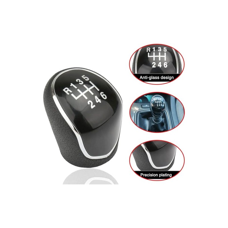 Huianpen 6-Speed Car Gear Knob Shifter, for Hyundai IX35 2010