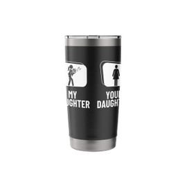 Your Daughter My Daughter French Hornist Funny French Horn Stainless Steel Insulated Tumbler
