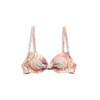 ESPRIT Bikini Top with Padded Underwired Cups and Print, 640/Coral