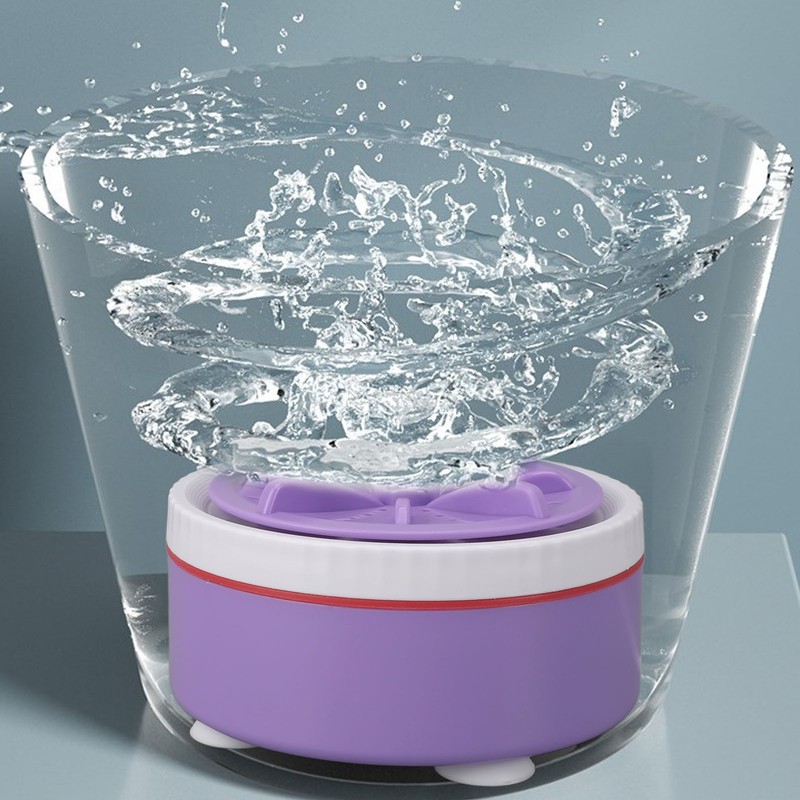 Mini Turbo Washing Machine Timed Adjustable Multifunction USB Powered Portable