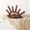 SEABABOO Jewellery Stand Wooden Ring Stand 14.4 x 10.4 cm