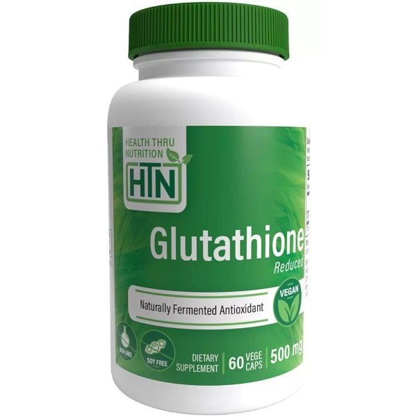 Health Thru Nutrition Glutatión Reducido 500 Mg - 60 Cápsulas Antioxidante Eg G30