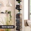 ART-GIFTREE Floating Book Shelves for Wall, 8 Tier Invisible Floating