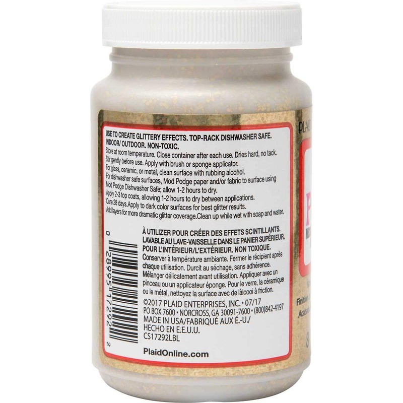 Mod Podge Cs17292 Mega, 8 Oz. , Gold Glitter