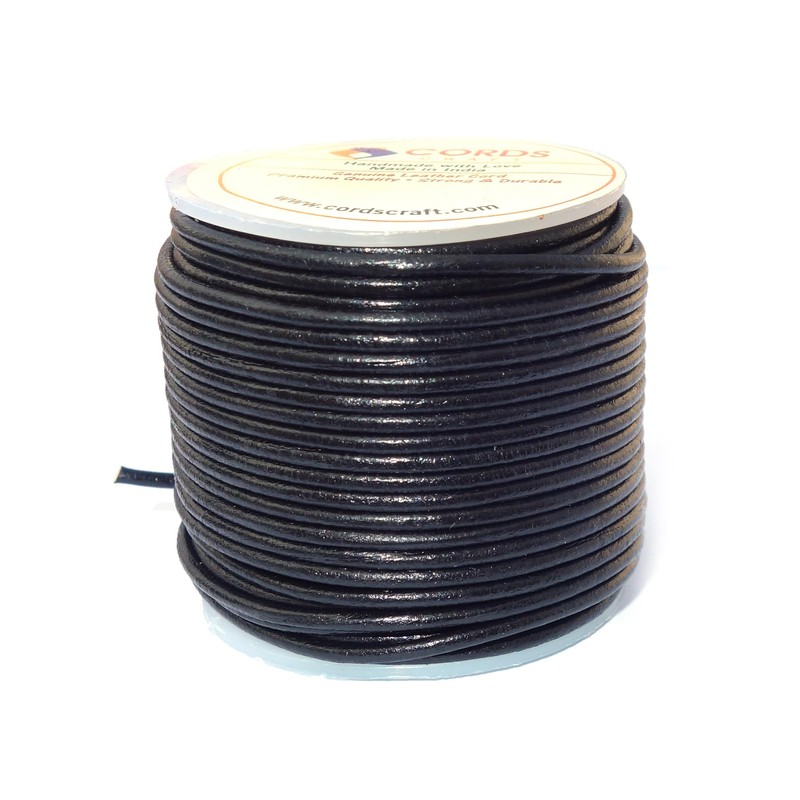 cords craft Round Leather Cord for Round Bracelet Necklaces Plain