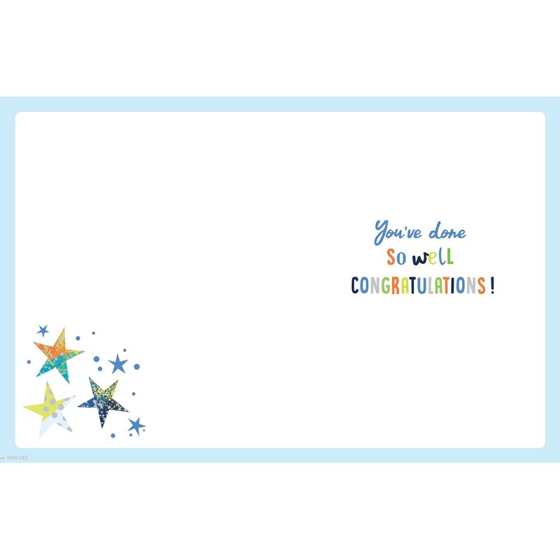 Avant Garde Studios Congratulations Grandson on Passing Your Exams -