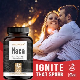 Balincer Maca 120 capsules - Enhance physical endurance and boost energy
