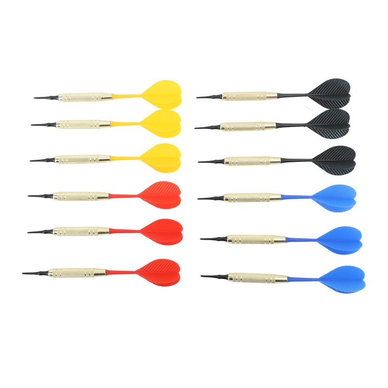 Darts Set Soft Tip Iron Shaft Anti Slip Pattern Sports