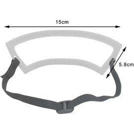 Red Neck Hair Template Neck Hair Template Precise Position Hands-Free Plastic Haircut Guide Neckline Shaving Template for Family Neckline Shaving Neckline Shaving Template Hair Cutting Tools